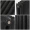 Gietijzeren Radiator 2 Koloms Leisteen Zwart H. 51cm x Kies De Breedte| Charlotte