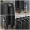 Gietijzeren Radiator 2 Koloms Leisteen Zwart H. 51cm x Kies De Breedte| Charlotte
