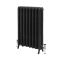 Gietijzeren Radiator 2 Koloms Leisteen Zwart H. 51cm x Kies De Breedte| Charlotte