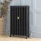 Gietijzeren Radiator 2 Koloms Leisteen Zwart H. 51cm x Kies De Breedte| Charlotte