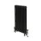 Gietijzeren Radiator 3-Koloms 56cm Hoog Antiek Grafiet | Kies de Breedte | Mercury