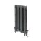 Gietijzeren Radiator 3-Koloms 76cm Hoog Antiek Zilver | Kies de Breedte | Mercury