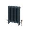 Gietijzeren Radiator 3 Kolommen 56cm Hoog - Hague Blue 30 van Farrow & Ball | Kies de Breedte | Mercury