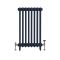 Gietijzeren Radiator 3 Kolommen 66cm Hoog - Hague Blue 30 van Farrow & Ball | Kies de Breedte | Mercury