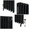 Gietijzeren Radiator 4 Kolommen 66cm Hoog - Railings Grey 31 van Farrow & Ball | Kies de Breedte | Isabel