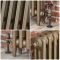 Gietijzeren Radiator 3-Koloms 56cm Hoog Gebrand Goud | Kies de Breedte | Mercury