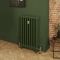 Gietijzeren Radiator met 3 Kolommen - Duck Green W55 van Farrow & Ball | 76cm Hoog x Kies de Breedte | Mercury