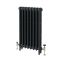Gietijzeren Radiator 3 Kolommen 76cm Hoog - Railings Grey 31 van Farrow & Ball | Kies de Breedte | Mercury