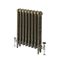 Gietijzeren Radiator 3 Kolommen 66cm Hoog Natuurlijk Messing | Kies de Breedte | Mercury