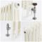 Gietijzeren Radiator 3-Koloms 76cm Hoog Porseleinwit | Kies de Breedte | Mercury