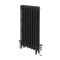Gietijzeren Radiator Leisteen Zwart 3 Koloms | H.86cm x Kies De Breedte | Mercury