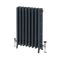 Gietijzeren Radiator 4 Kolommen 66cm Hoog - Hague Blue 30 van Farrow & Ball | Kies de Breedte | Isabel