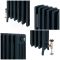 Gietijzeren Radiator 4 Kolommen 76cm Hoog - Hague Blue 30 van Farrow & Ball | Kies de Breedte | Isabel