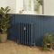 Gietijzeren Radiator 4 Kolommen 76cm Hoog - Hague Blue 30 van Farrow & Ball | Kies de Breedte | Isabel