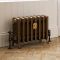 Gietijzeren Radiator Gebrand Goud H. 35,7cm x Kies de Breedte| Isabel