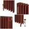 Gietijzeren Radiator 4 Kolommen 76cm Hoog - Eating Room Red 43 von Farrow & Ball | Kies de Breedte | Isabel
