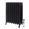 Gietijzeren Radiator 4-Koloms 76cm Hoog Leisteen Zwart | Kies de Breedte | Isabel
