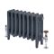 Gietijzeren Radiator 4-Koloms 36cm Hoog Antiek Zilver | Kies de Breedte | Mercury