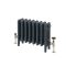 Gietijzeren Radiator 4 Kolommen 36cm Hoog - Hague Blue 30 van Farrow & Ball | Kies de Breedte | Mercury