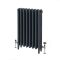 Gietijzeren Radiator 4 Kolommen 56cm Hoog - Hague Blue 30 van Farrow & Ball | Kies de Breedte | Mercury