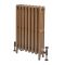 Gietijzeren Radiator 4-Koloms 76cm Hoog Gebrand Goud | Kies de Breedte | Mercury