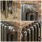 Gietijzeren Radiator 4 Kolommen 56cm Hoog Gepolijste Afwerking | Kies de Breedte | Mercury