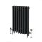 Gietijzeren Radiator 4 Kolommen 76cm Hoog - Railings Grey 31 van Farrow & Ball | Kies de Breedte | Mercury