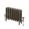 Gietijzeren Radiator 4 Kolommen 46cm Hoog - Natuurlijk Messing | Kies de Breedte | Mercury