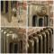 Gietijzeren Radiator 4 Kolommen 46cm Hoog - Natuurlijk Messing | Kies de Breedte | Mercury