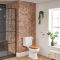 Duoblok Toilet Wit met Warm Eiken Toiletzitting - Richmond