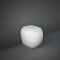 Randloos Toilet Staand Modern met Softclose Toiletzitting Mat Wit | RAK Cloud x Hudson Reed