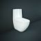 Duoblok Toilet Modern Randloos met Soft-close WC-Bril Glanzend Wit | RAK Des x Hudson Reed