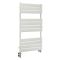 Handdoekradiator Dual Fuel / Hybride Wit Vlak - Incl. Verwarmingselement en Dual Fuel Radiatorkranen | Keuze Afmeting en Optie voor Kabelafdekking | Lustro