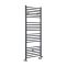 Handdoekradiator Dual Fuel / Hybride Antraciet Vlak - 160cm x 50cm - Incl. 800W Verwarmingselement, T-Stuk en Radiatorkranen | Artle