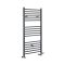 Handdoekradiator Dual Fuel / Hybride Antraciet Vlak - Incl. Verwarmingselement, T-Stuk en Radiatorkranen | Keuze Afmeting | Artle