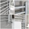 Handdoekradiator Dual Fuel / Hybride Chromen Vlak - 100cm x 40cm - Incl. 300W Verwarmingselement, T-Stuk en Radiatorkranen | Kent