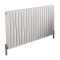 Design Radiator Wit Horizontale Aluminium DubbelPaneel 119cm x 60cm |Revive Air