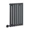 Elektrische Design Radiator Horizontaal Antraciet | 63,5cm x 41,3cm (Enkelpaneel) | met Thermostatisch WiFi Verwarmingselement 400W | Revive - ECOSO van Hudson Reed