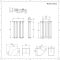 Design Radiator CV Horizontaal (Dubbel Paneel) Modern 63,5cm x 41,3cm - Antraciet | Revive Caldae