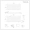 Design Radiator CV Horizontaal (Dubbel Paneel) Modern 63,5cm x 165,2cm - Antraciet | Revive Caldae