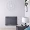 Design Radiator Horizontaal Antraciet |H. 63,5cm x Kies De Breedte | Delta