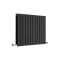 Design Radiatoren Horizontaal Zwart |H. 63,5cm x Kies De Breedte | Delta