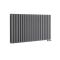 Design Radiator Horizontaal H.63,5cm Onderaansluiting Antraciet| Keuze Afmeting   | Revive Caldae