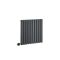 Elektrische Design Radiator Horizontaal Antraciet | Keuze Afmeting | Keuze WiFi Thermostaat | Vaste Bedrading of met Stekker | Revive - ECOSO van Hudson Reed