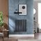Elektrische Design Radiator Horizontaal Antraciet | Keuze Afmeting | Keuze WiFi Thermostaat | Vaste Bedrading of met Stekker | Revive - ECOSO van Hudson Reed