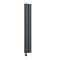 Elektrische Design Radiator Verticaal Antraciet | 23,6cm Breed - Keuze Hoogte | Keuze WiFi-Thermostaat | Vaste Bedrading of met Stekker | Revive - ECOSO van Hudson Reed