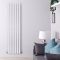 Design Radiator CV Verticaal (Enkel Paneel) Modern 160cm x 45cm - Chroom | Delta