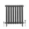 Gietijzeren Radiator Tin Kleur | 76cm Hoog x Kies de Breedte| Erté