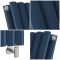 Design Radiator Elektrisch Verticaal - Blauw (Deep Sea Blue) | Keuze Afmeting en Opties voor Thermostaat, WiFi Verwarmingselement en Kabelafdekking | Revive