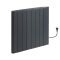 Slimme Radiator Elektrisch met Stekker (Type F) 1200W 73,3cm x 53,3cm - Antraciet | Virtus
